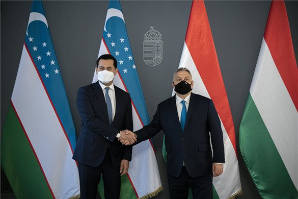 Az üzbég miniszterelnök-helyettessel tárgyalt Orbán Viktor
