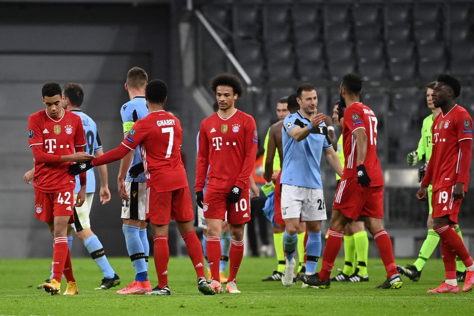 A Lazionak esélye sem volt a Bayern München ellen a továbbjutásra a két meccset tekintve