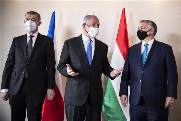 Fotó: MTI/Miniszterelnöki Sajtóiroda Jeruzsálemben tárgyal Orbán Viktor