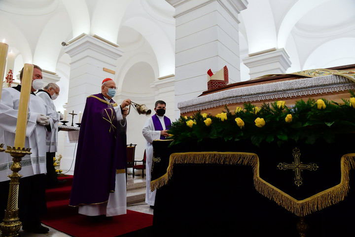 Fotó: MTI/Koszticsák Szilárd Eltemették Snell György esztergom-budapesti segédpüspököt