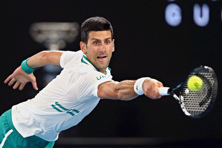 Fotó: AFP/Rob Prezioso Novak Djokovic uralma megdönthetetlen