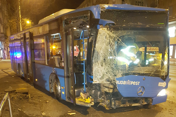Kidöntött egy fát egy éjszakai busz Budapesten