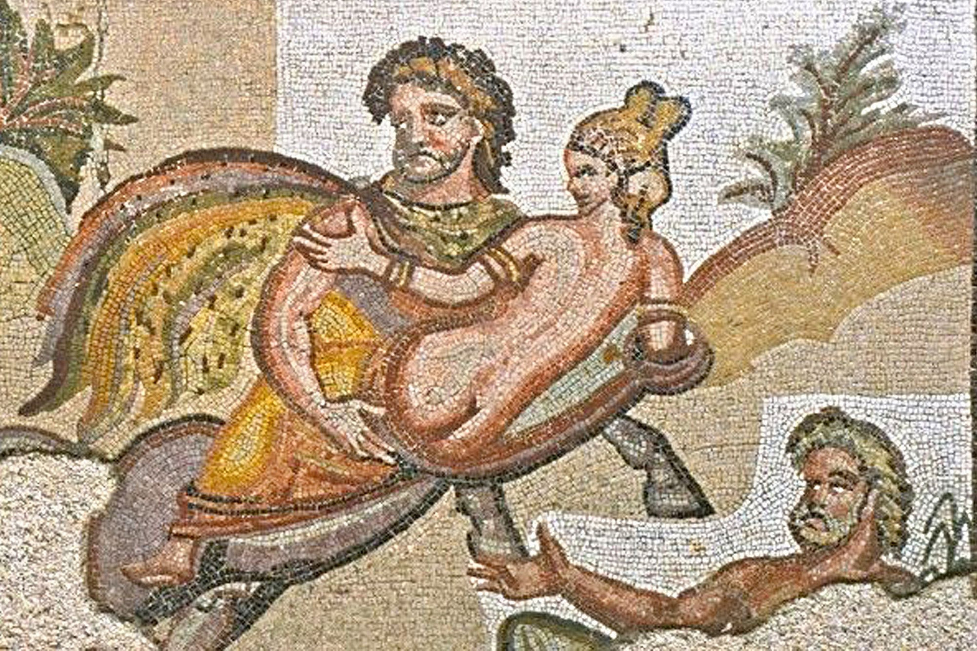 Nesszosz, a kentaur megpróbálja elrabolni Héraklész feleségét