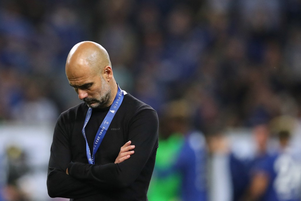 Fotó: Jose Coelho / AFP / POOL Pep Guardiola szomorú volt a lefújás után, de már korábban hangsúlyozta, marad a City edzője