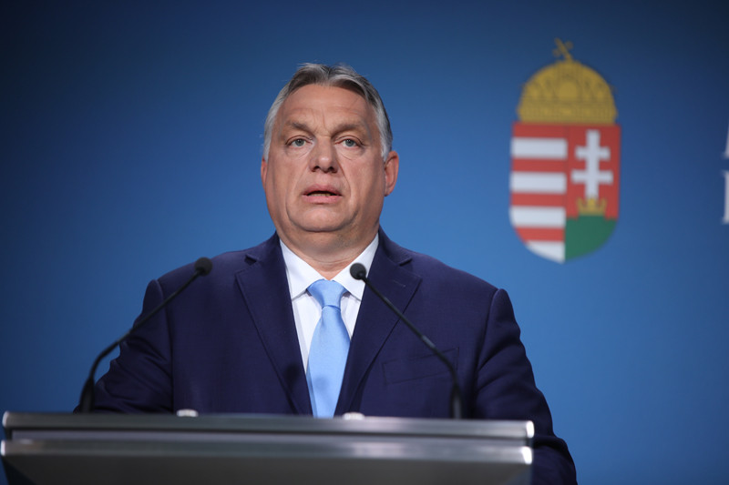 Fotó: MH/Hegedüs Róbert Orbán Viktor a kormányinfón 2021. június 10-én