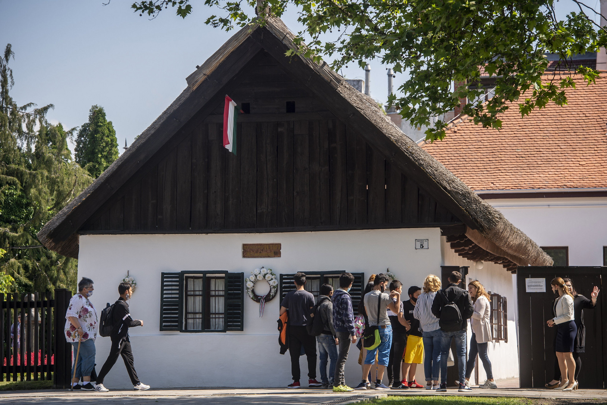 Fotó: MTI/Ujvári Sándor Petőfi Sándor szülőháza Kiskőrösön a Petőfi Sándor-emlékévről tartott sajtótájékoztató napján