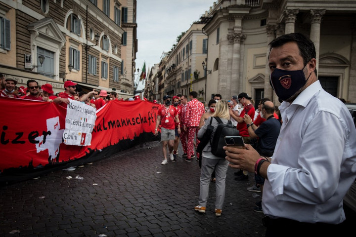 Fotó: Andrea Ronchini, Ronchini / Nu Salvini is gratulált a magyar válogatottnak