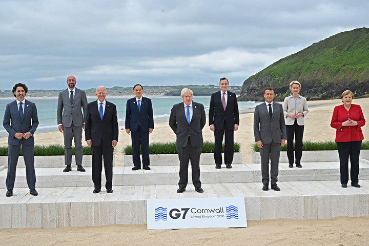 Fotó: AFP/Pool/Leon Neal A G7 számít a gyors ütemű kilábalásra