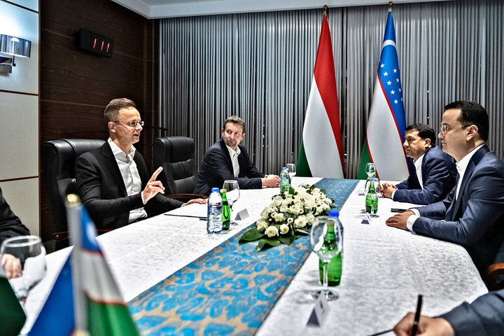 Fotó: Szijjártó Péter Facebook-oldal Magyar élelmiszeripari jelenlét Üzbegisztánban