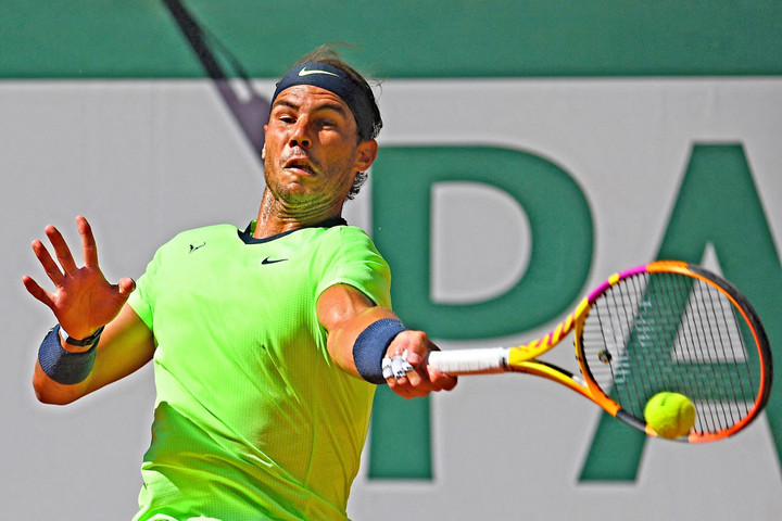 Fotó: AFP/Christophe Archambault Rafael Nadal épp csak picit engedett ki