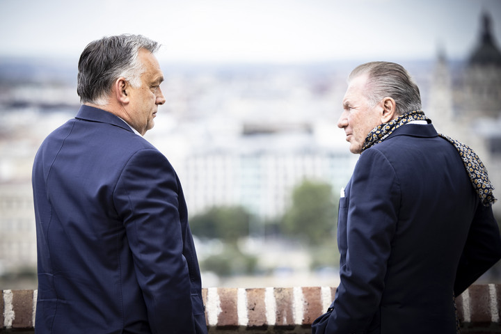 Fotó: MTI/Miniszterelnöki Sajtóiroda Orbán Viktor Péterffy Tamás amerikai üzletemberrel tárgyalt
