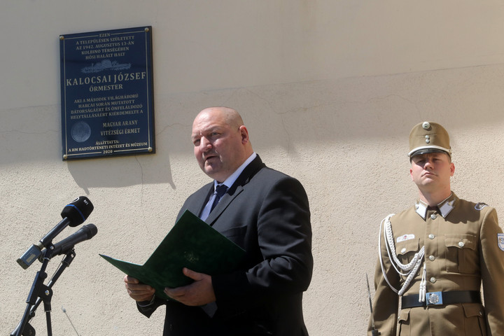 Fotó: MTI/Vajda János Németh Szilárd: Egykori hőseink példaként szolgálnak számunkra