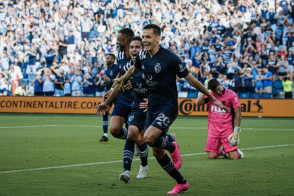 Fotó: Twitter/Sporting Kansas City Sallói Dániel ismét győztes gólt szerzett a Kansasben