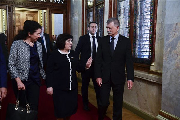 Kövér László fogadta Azerbajdzsán parlamentjének elnökét