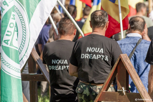 Román szélsőségesek tartottak megemlékezést az úzvölgyi katonatemetőben