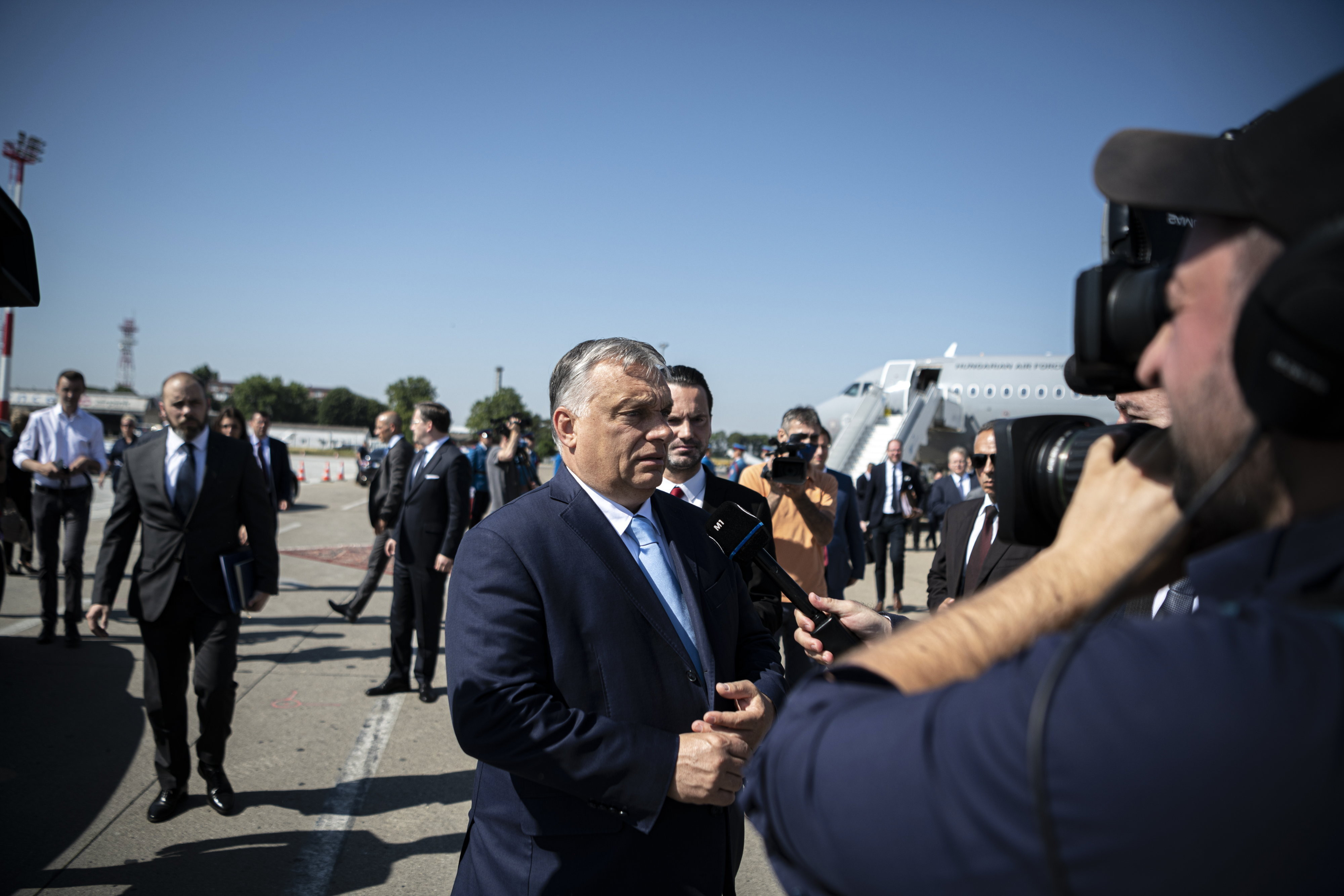 Orbán Viktor Belgrádban