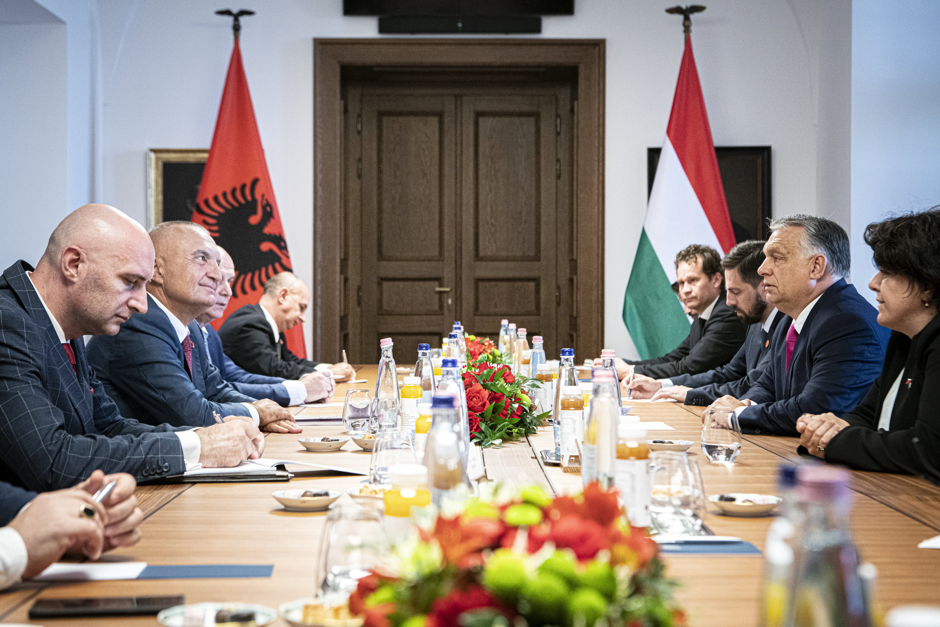 Orbán Viktor az albán köztársasági elnököt fogadta