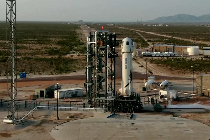 Fotó: Blue Origin Biztonságosan visszatért a világűr pereméről a Blue Origin űrjárműve