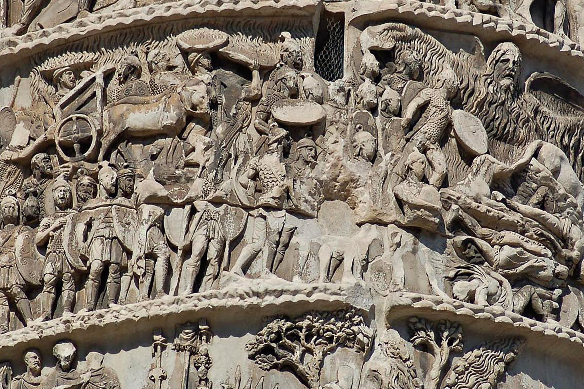 Felhőszakadás Marcus Aurelius táborában