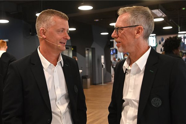 A Ferencváros új uniformisának bemutatója