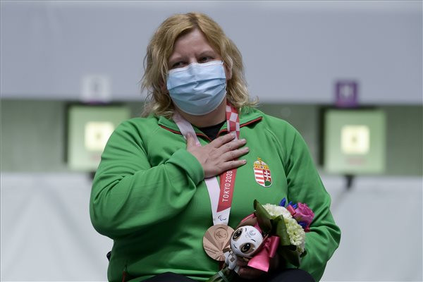 A tokiói paralimpián bronzérmet szerző Dávid Krisztina