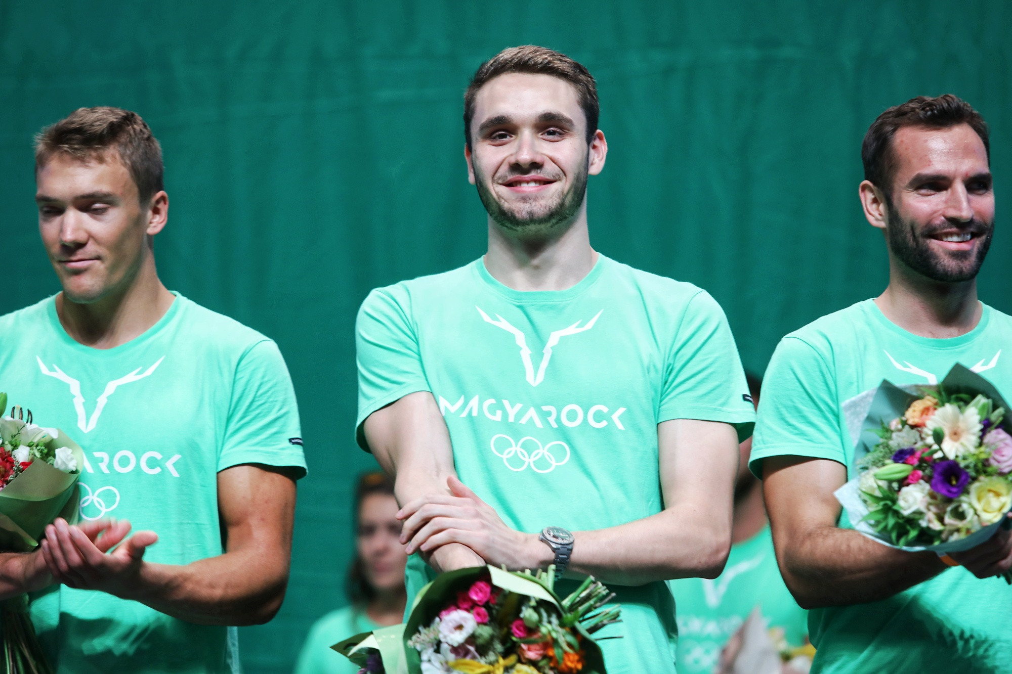 BOK csarnok olimpikonok ünneplés
