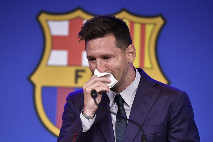 Lionel Messi könnyek között búcsúzott a Barcelonától