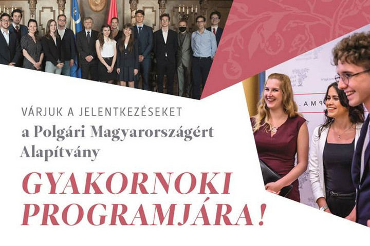 Fotó: Polgári Magyarországért Alapít Gyakornoki programot hirdet a Polgári Magyarországért Alapítvány