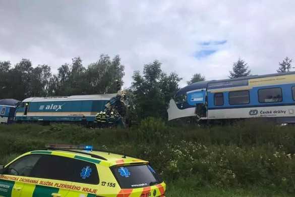 Súlyos vonatbaleset történt Csehországban