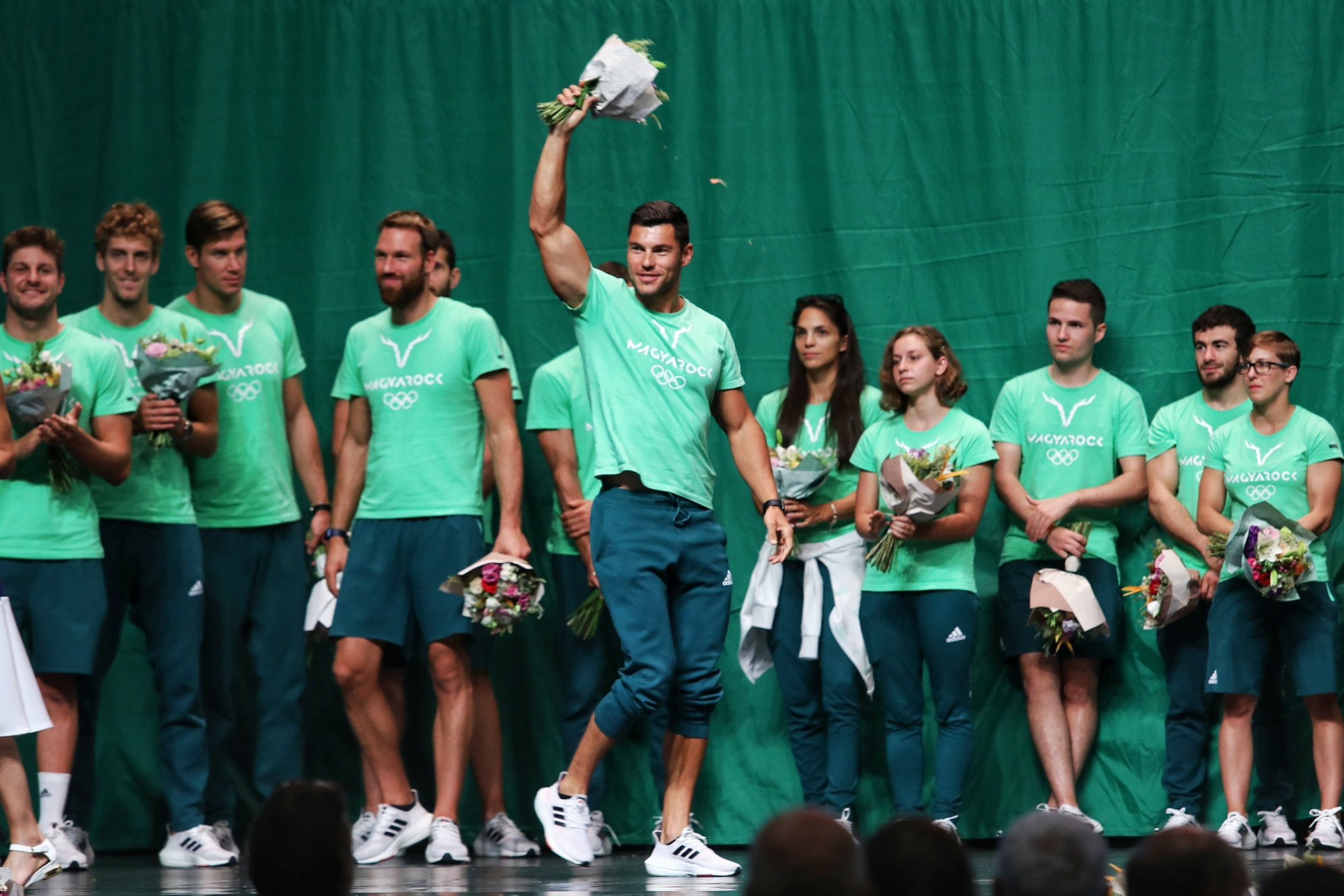 BOK csarnok olimpikonok ünneplés