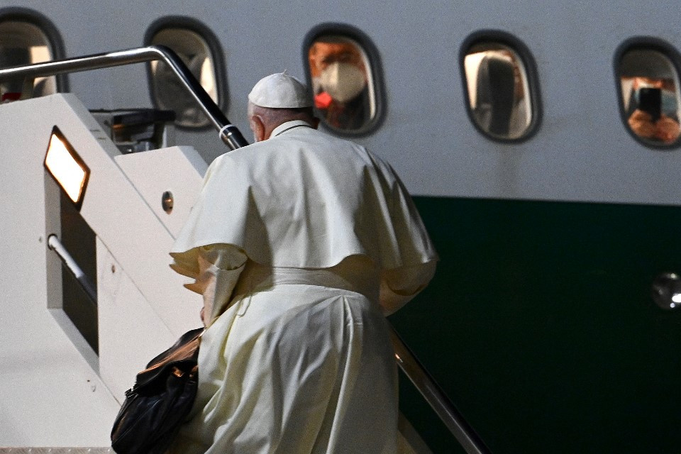 Ferenc pápa Budapesten