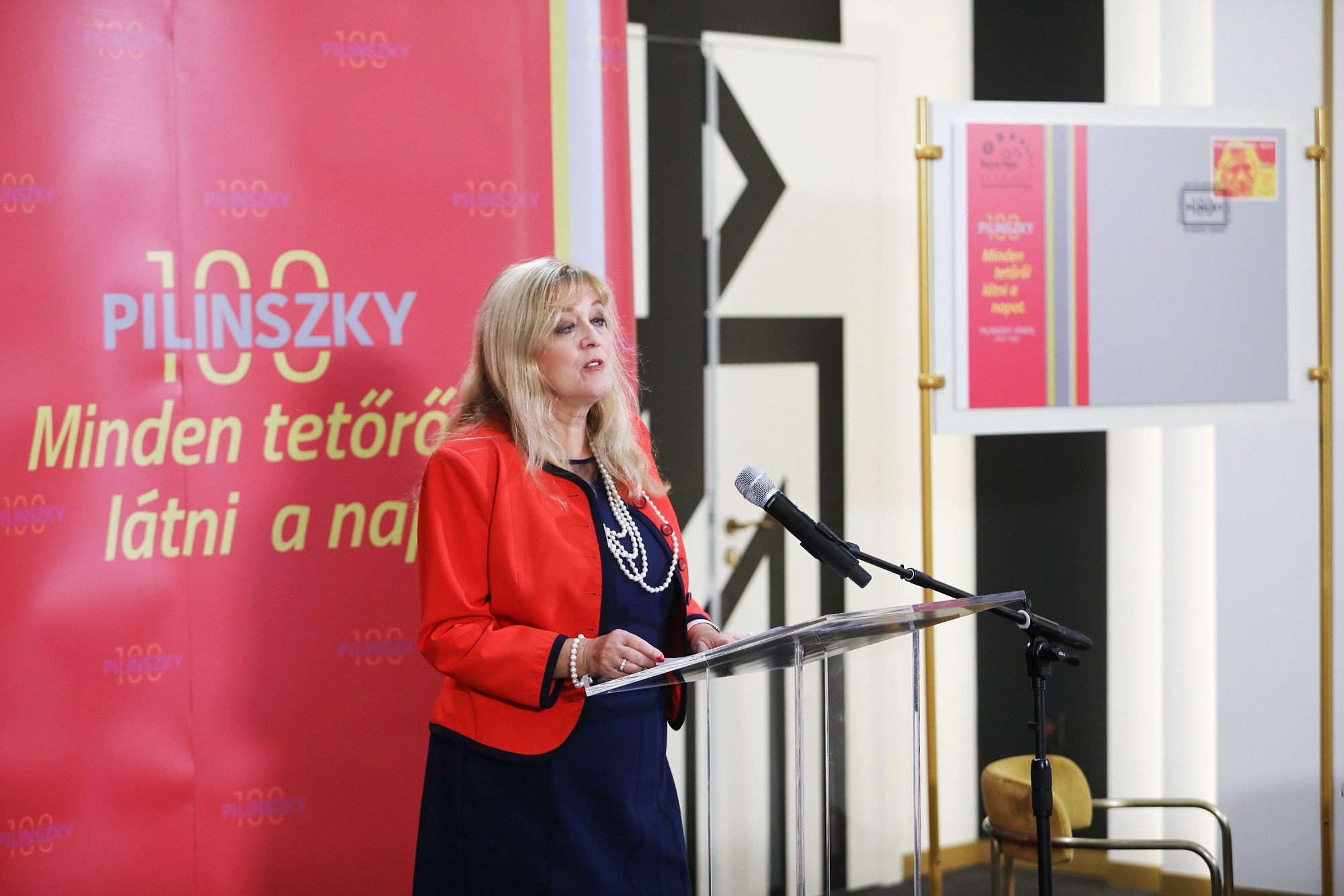 Pilinszky János születésének 100. évfordulója alkalmából megjelenő bélyeg ünnepélyes kibocsátása