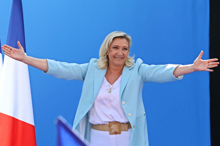 Fotó: AFP/Valery Hache A szabadságjogokat akarja védeni Marine Le Pen
