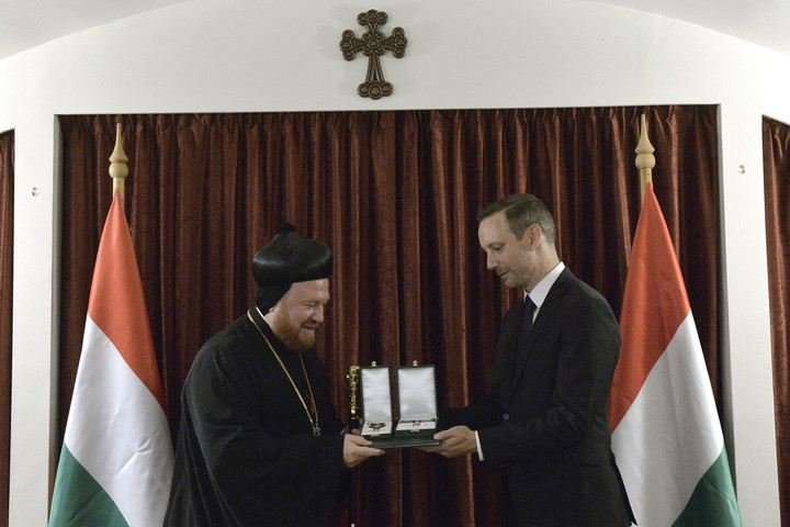 Magyar Érdemrend középkeresztje kitüntetést kapott a szír ortodox érsek