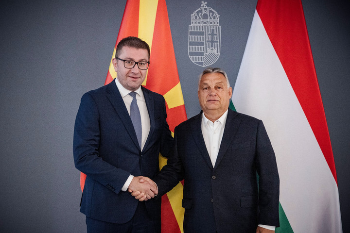 Fotó: MTI/Miniszterelnöki Sajtóiroda Orbán Viktor: Magyarország támogatja Észak-Macedónia EU-tagságát