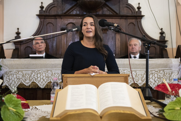 Református elismerést kapott Novák Katalin