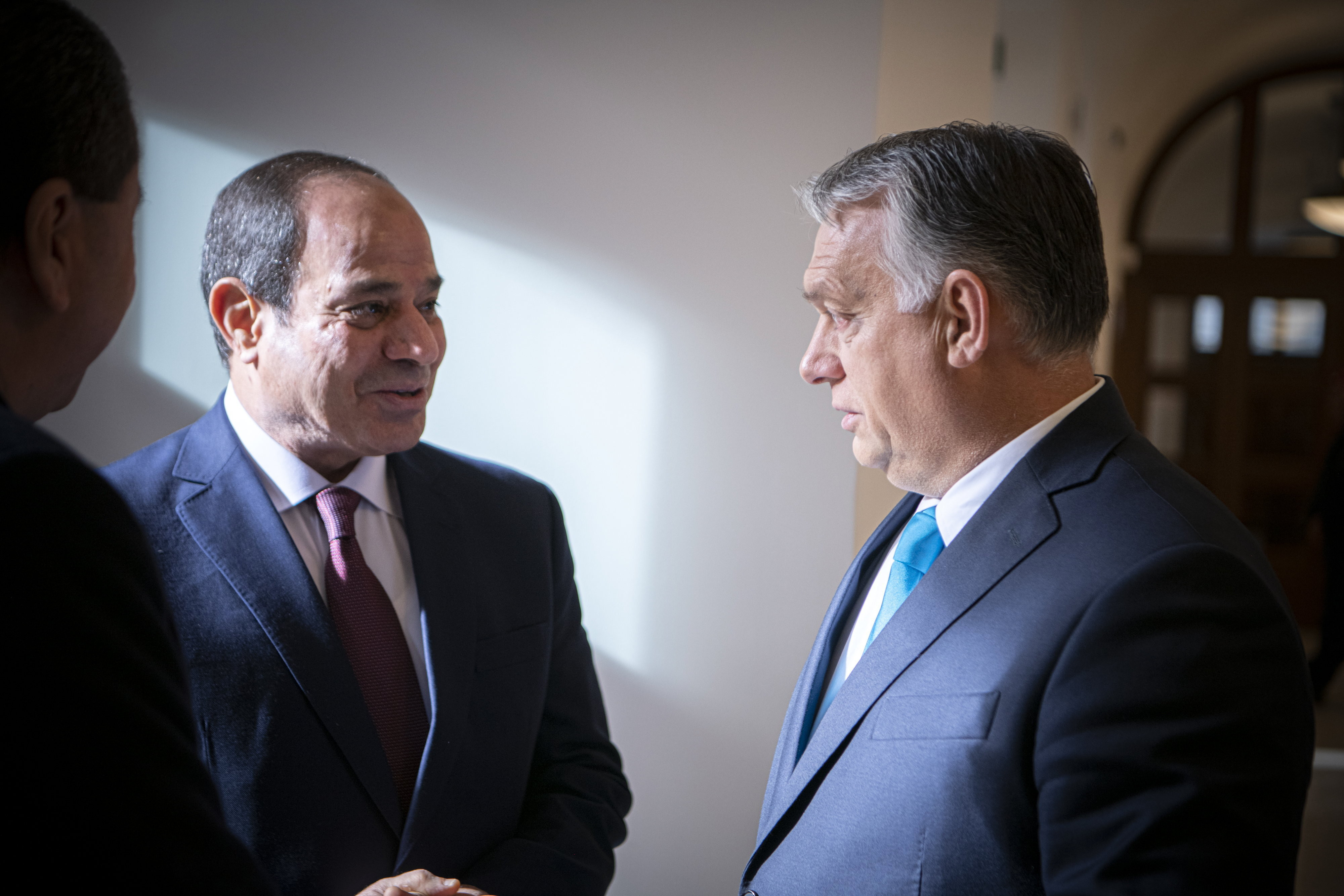 Orbán Viktor fogadta Egyiptom elnökét