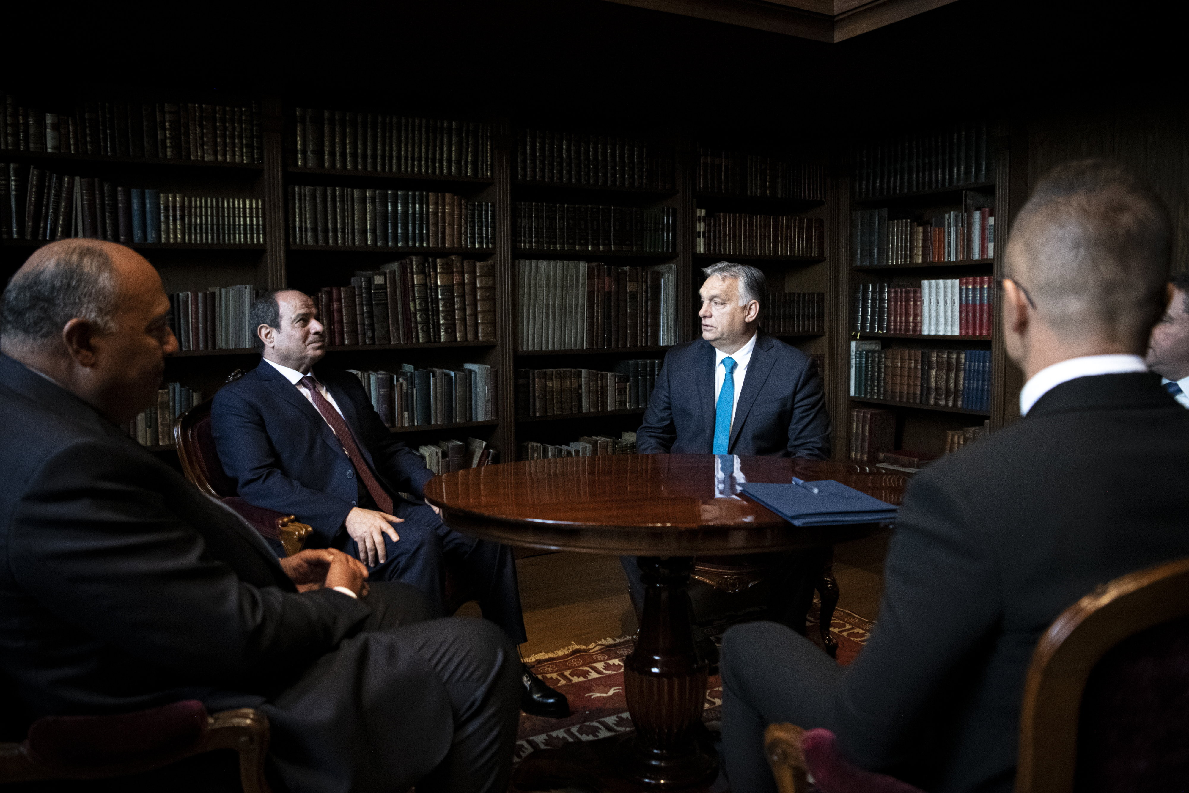 Orbán Viktor fogadta Egyiptom elnökét