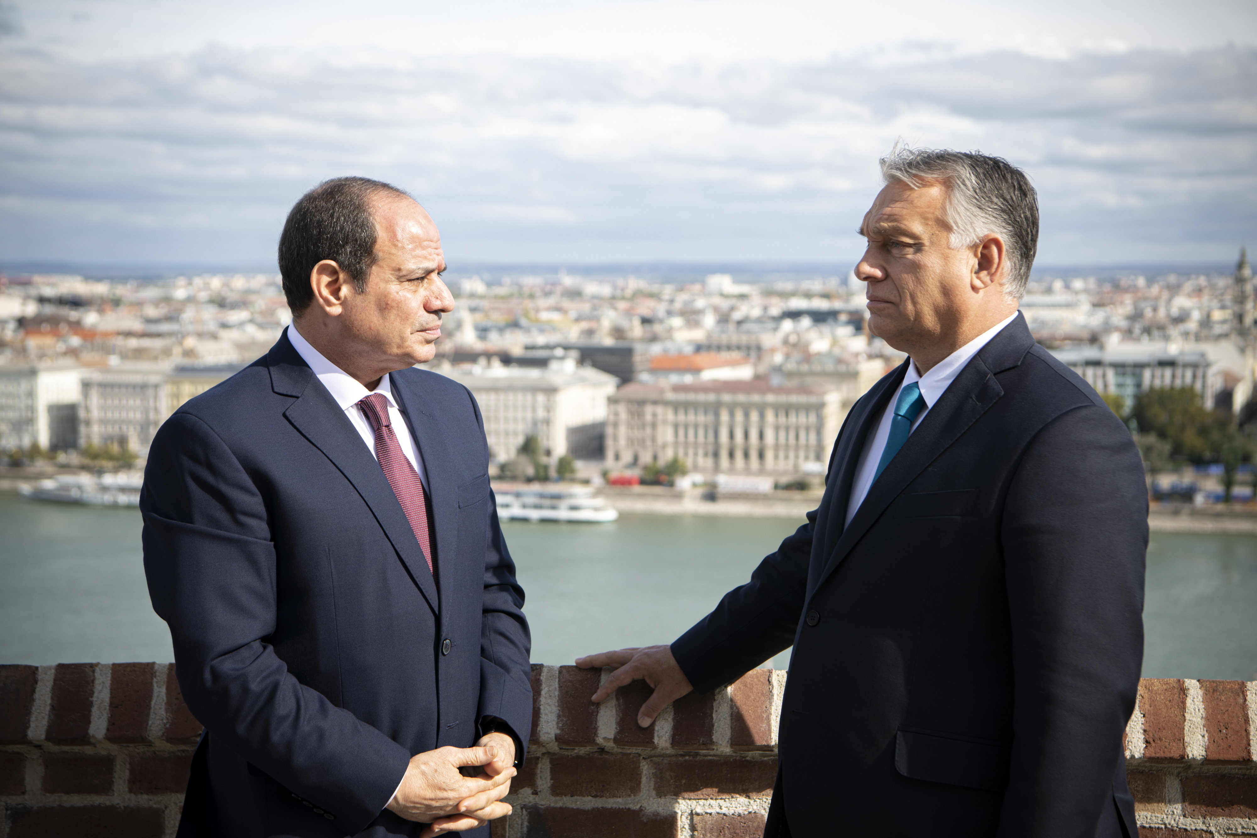 Orbán Viktor fogadta Egyiptom elnökét
