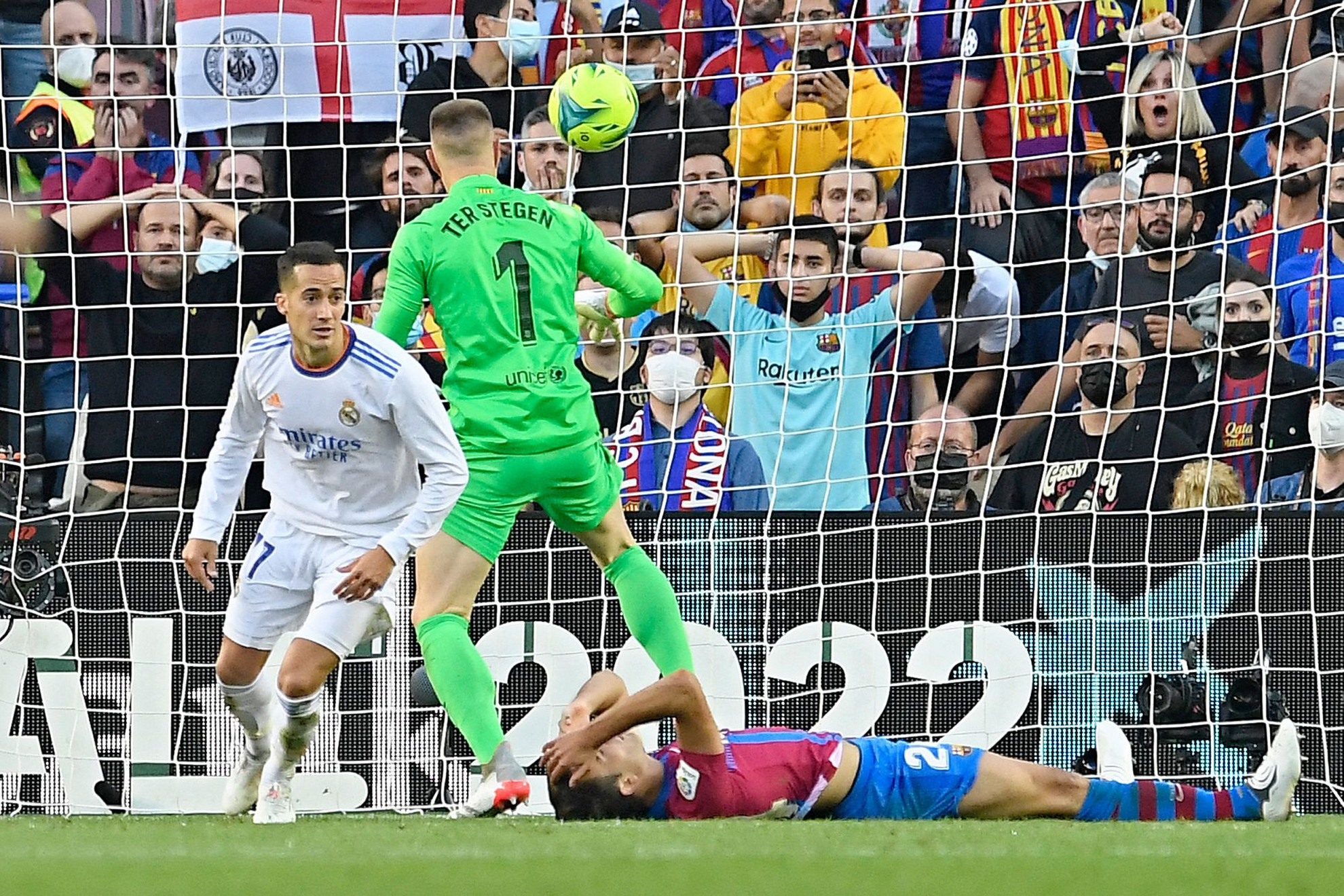 Fotó: AFP/Josep Lago Lucas Vazquez öröme és a Barcelona játékosainak és szurkolóinak fájdalma: eldőlt az El Clásico