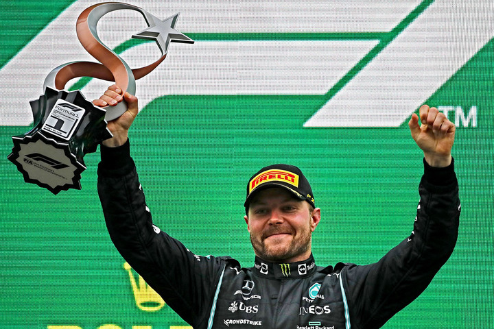 Fotó: AFP/Pool/Umit Bektas Bottas, baki nélkül
