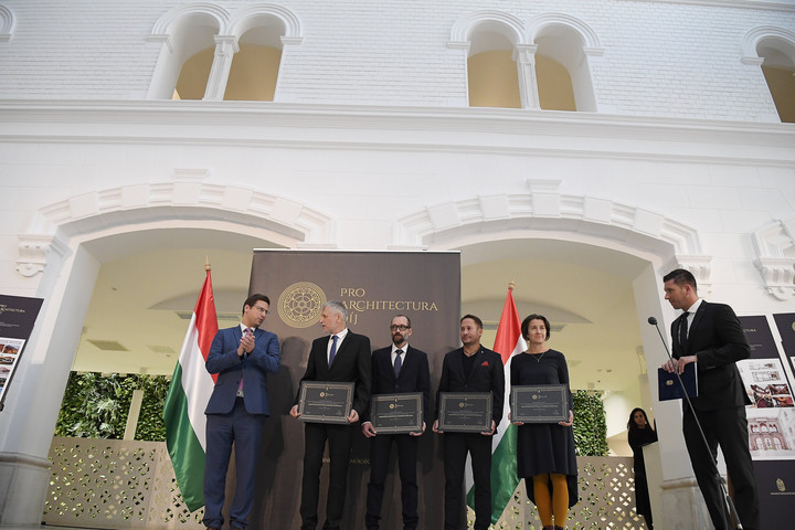 Fotó: MTI/Kovács Tamás Átadták az idei Pro Architectura díjakat