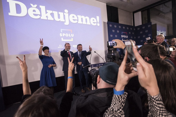 A jobboldali hárompárti Spolu koalíció nyerte a választást Csehországban
