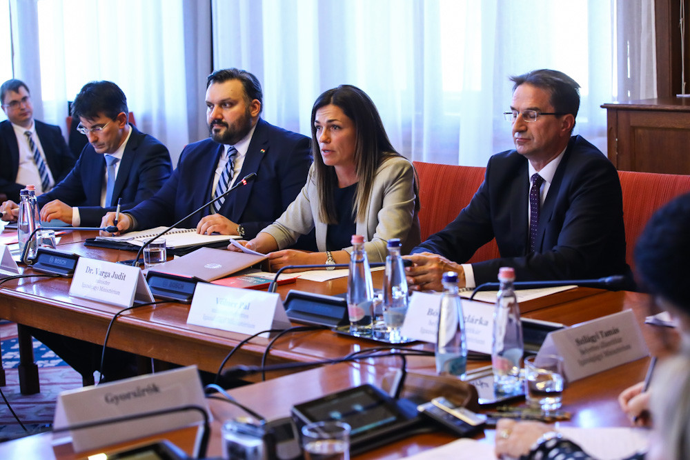 Varga Judit igazságügyi miniszter éves meghallgatása