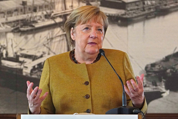 Fotó: AFP/Patrik Stollarz Merkel szerint országa kezelni tudta a migrációt