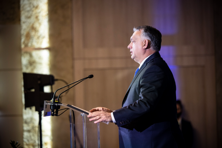 Fotó: MTI/Miniszterelnöki Sajtóiroda Orbán Viktor: Meg kell védeni az adórendszert