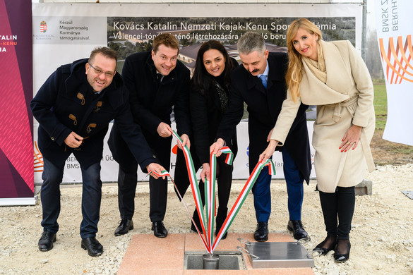Letették a Kovács Katalin Nemzeti Kajak-Kenu Akadémia alapkövét Sukorón