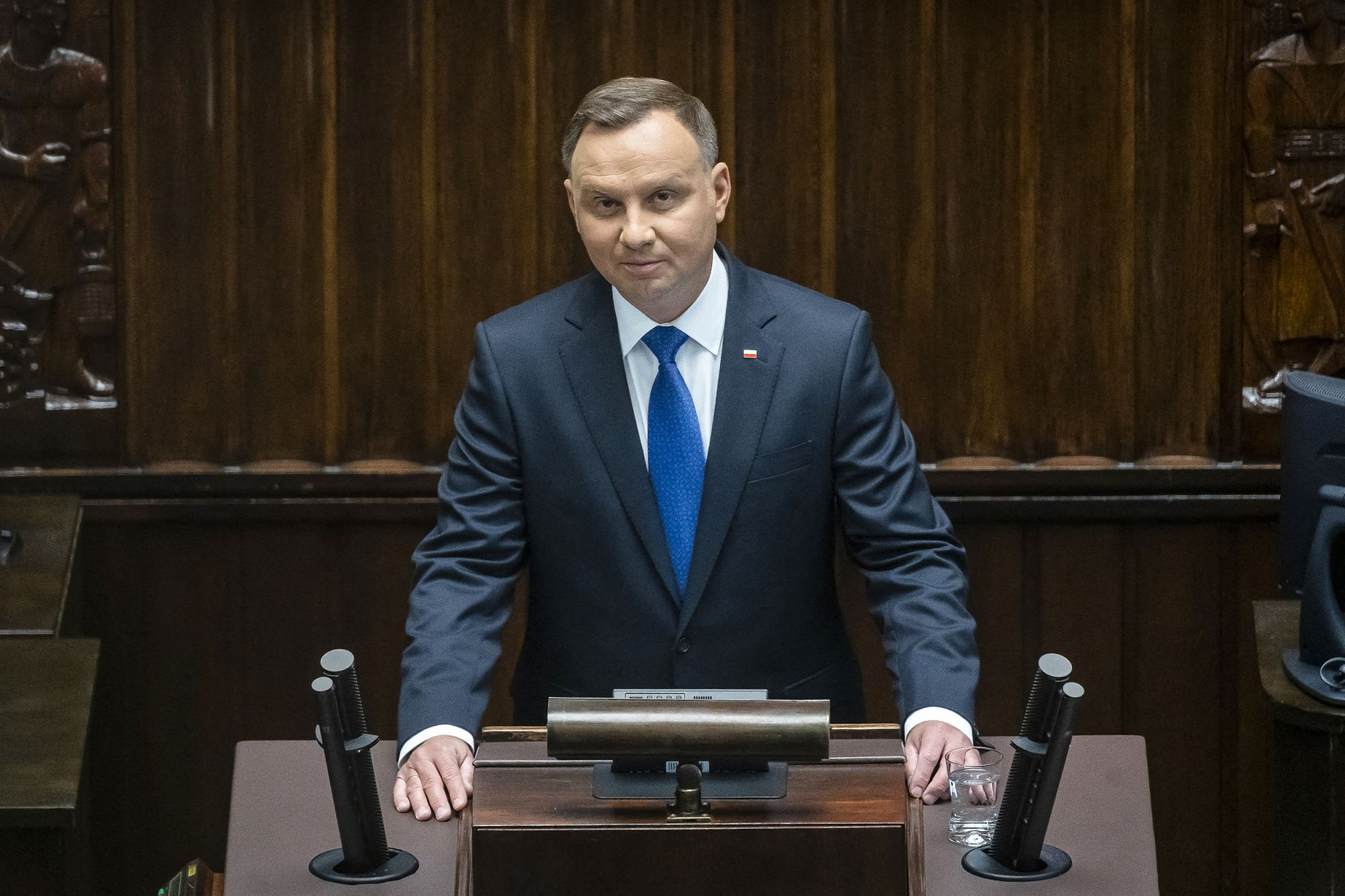 Andrzej Duda államfő előtt van a jogszabály, még nem tudni, hogy dönt