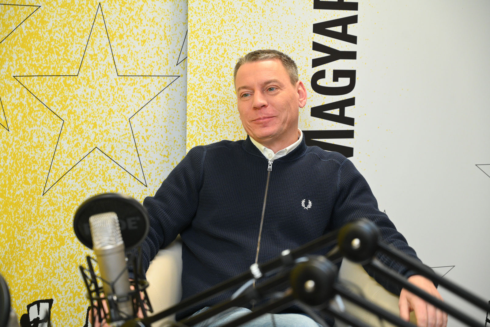Boros Bánk Levente, a Médianéző Központ igazgatója a Faktum felvételén