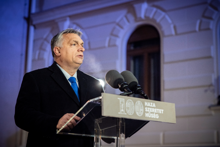 Fotó: MTI/Miniszterelnöki Sajtóiroda Orbán Viktor: Ismét népszavazásra készülünk